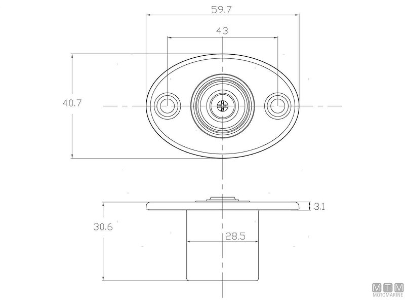 Arresto a Spinta Snap In Inox