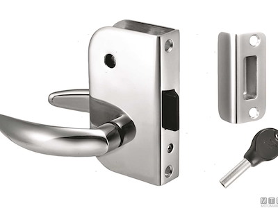 Serratura Inox Privacy Door Latch con Chiavi