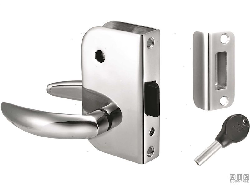 Serratura Inox Privacy Door Latch con Chiavi