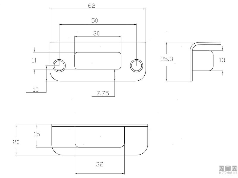 Serratura Inox Privacy Door Latch con Chiavi