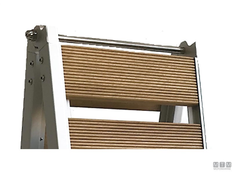 PASSERELLA PIEGHEVOLE 200CM ALU/LEGNO 