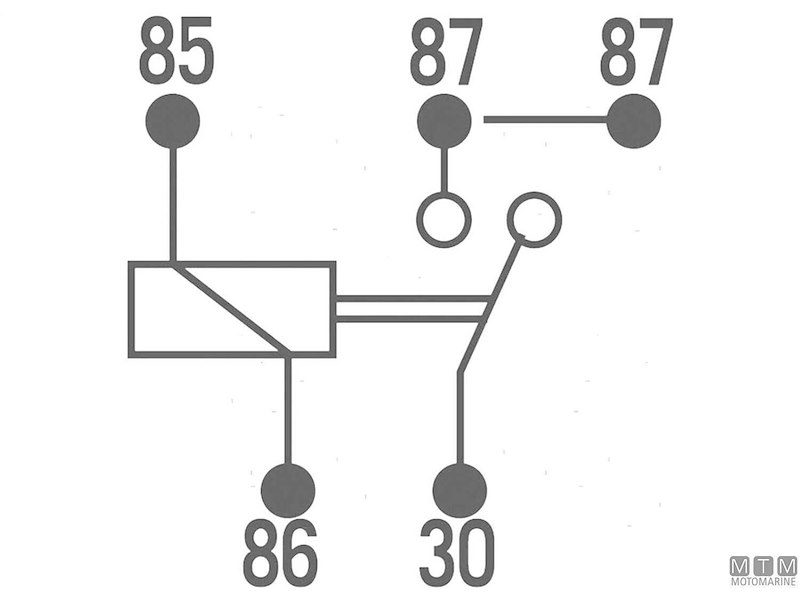 RELAY INTERRUTTORE 5PIN 12V 