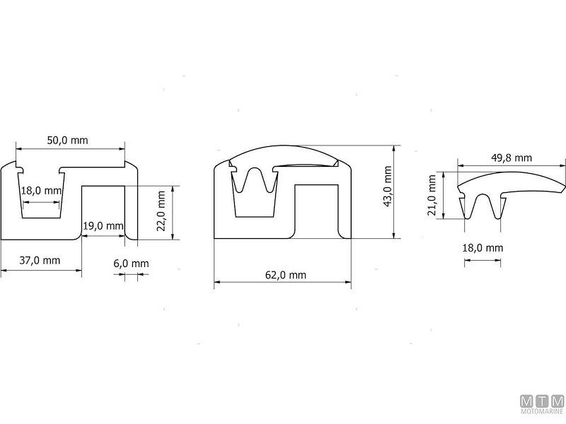 Bottazzo Profilo Parabordo QBE