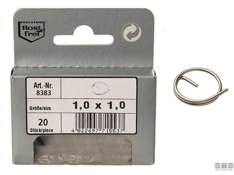 Anellini di Sicurezza Inox A4 (Ringpin) Inox A4