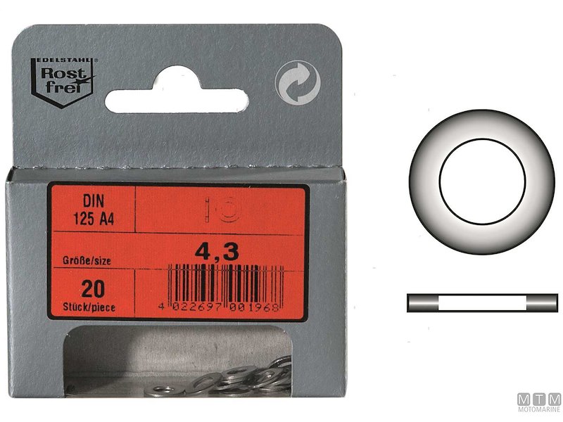 Rondelle Piane DIN 125