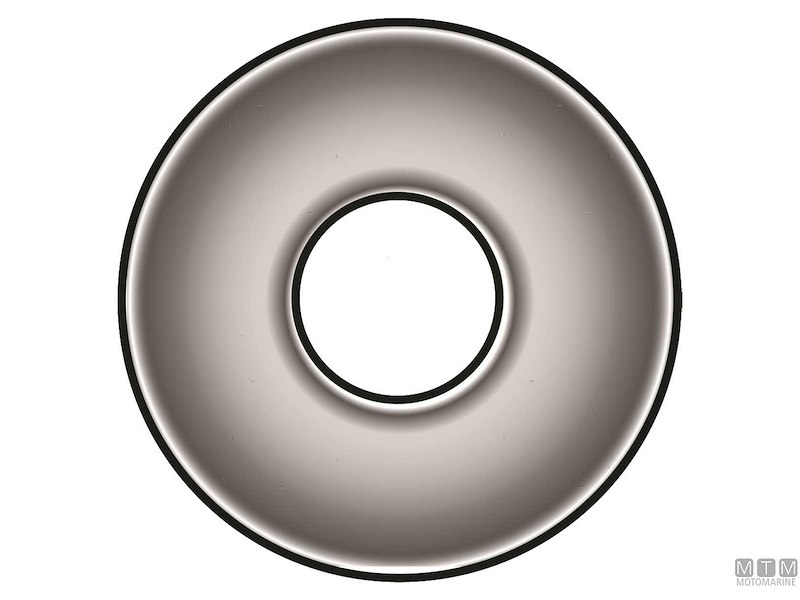 Rondelle Piane 3 Volte il Foro DIN 9021