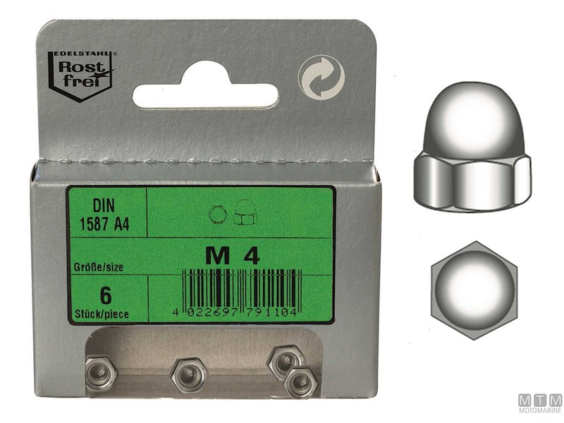 Dadi Ciechi a Calotta DIN 1587