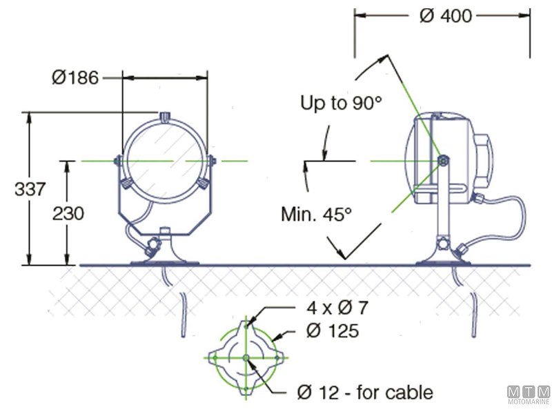 Faro DHR 180 LED Deck Control