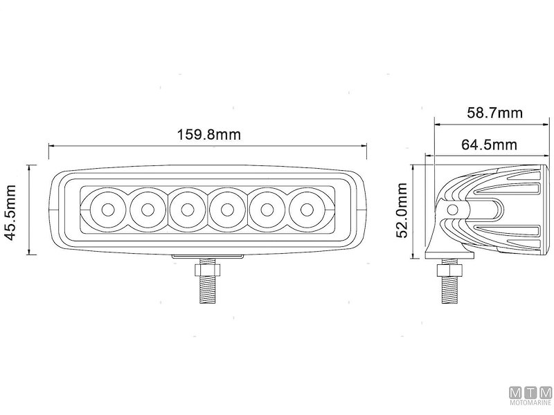 Faretto LED da Coperta e Pozzetto G-line E160 18W SPOT