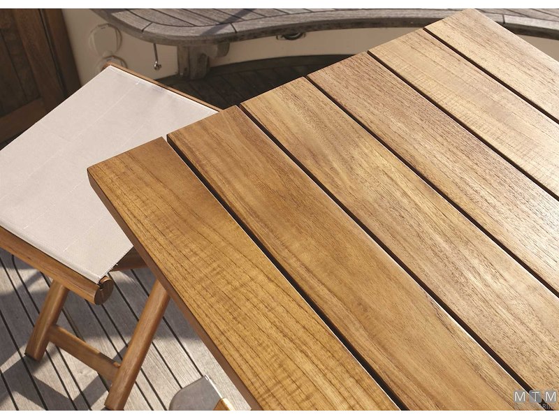 TAVOLINO MB REG TEAK 120/40X80X75/60CM * 