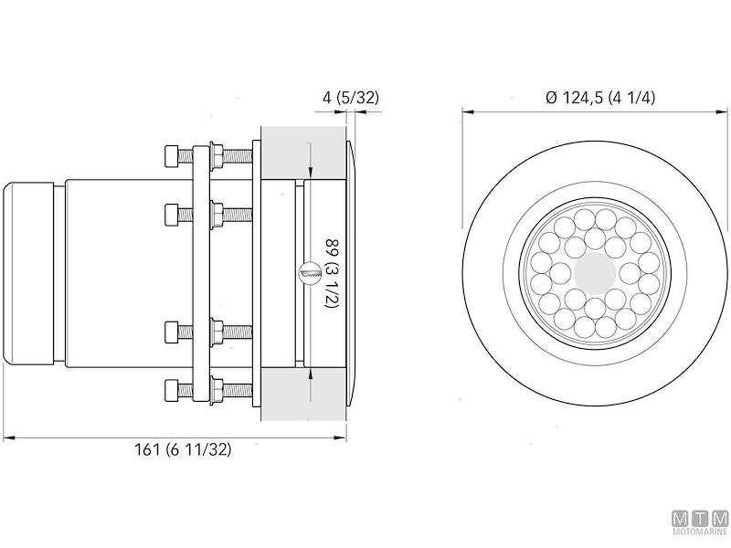 Faro Subacqueo LED Quick Challenger THI