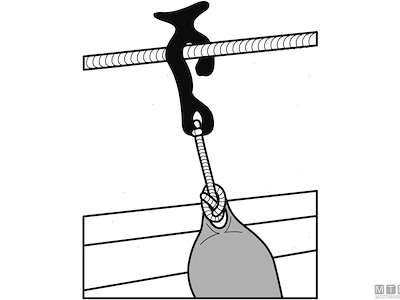 COPPIA GANCI SAIL BK 