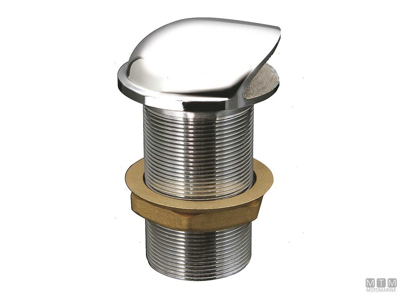 Scarico Filettato in Ottone Cromato con Copertura