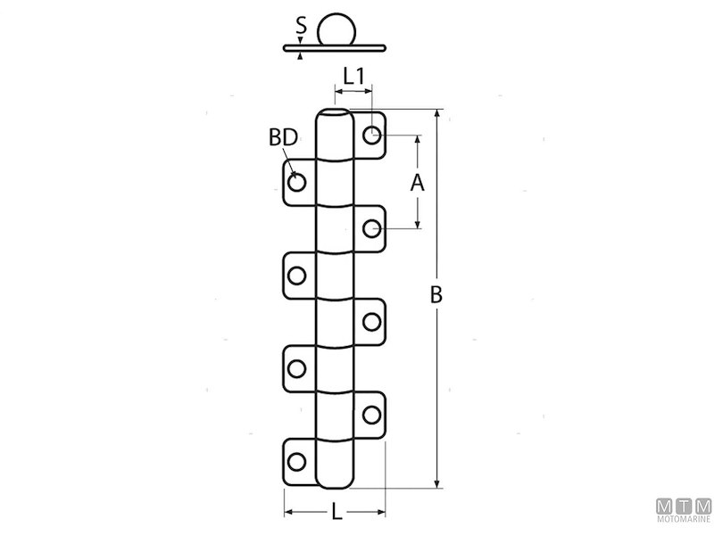 Cerniera Frenata Millepiedi MTech Short