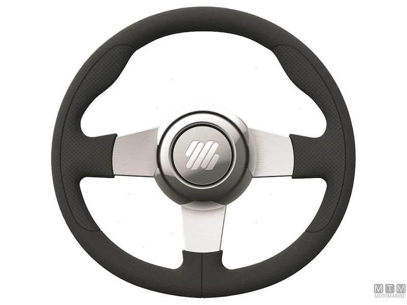 VOLANTE ULTRAFLEX MANIN D350 SILVER 