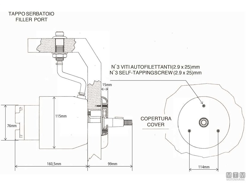 Timoneria Idraulica Ultraflex UC378 