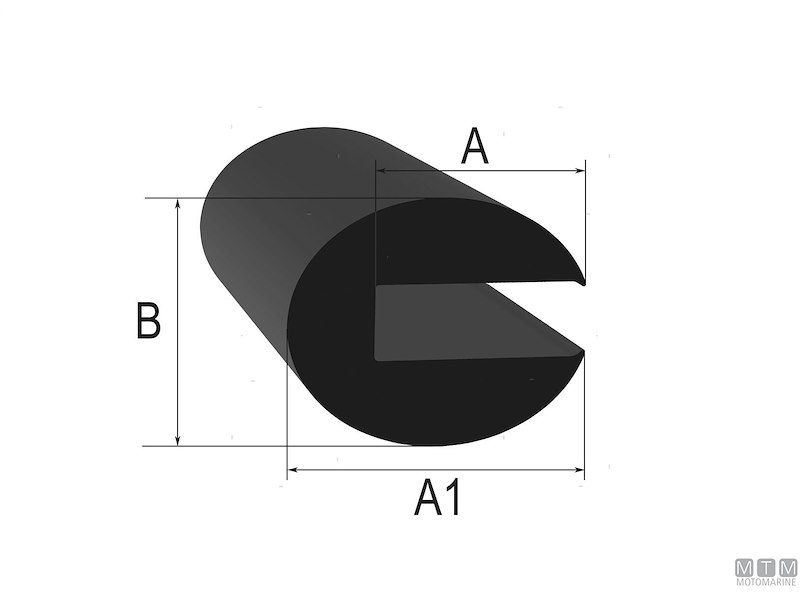 Profilo Trim-Lok Rubber Edge