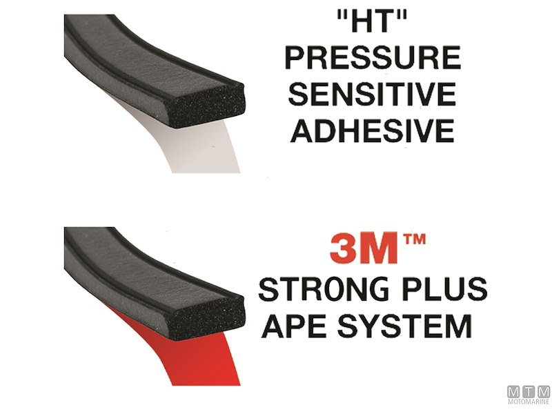Guarnizione Trim-Lok Flat Rubber Seal Black