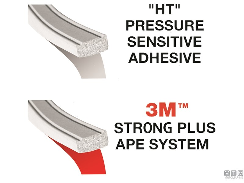 Guarnizione Trim-Lok Flat Rubber Seal White