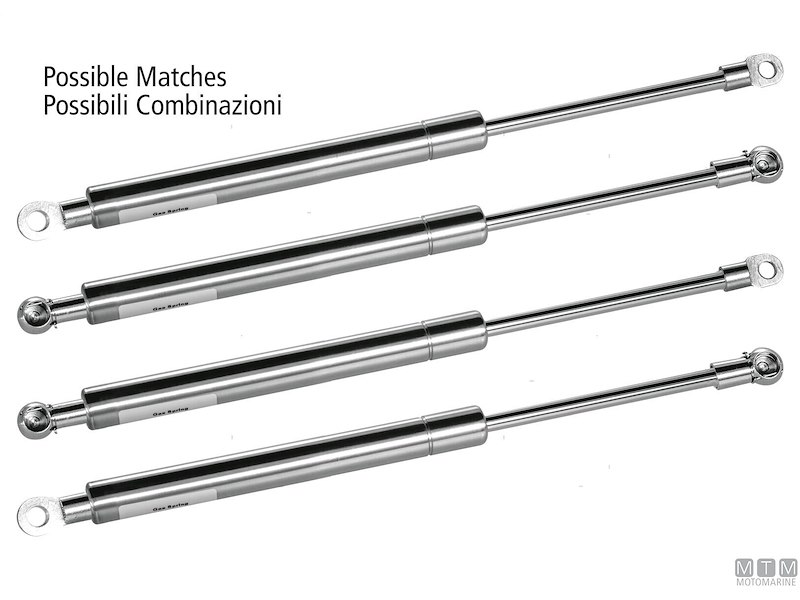 Molle a Gas in Acciaio Inox 316