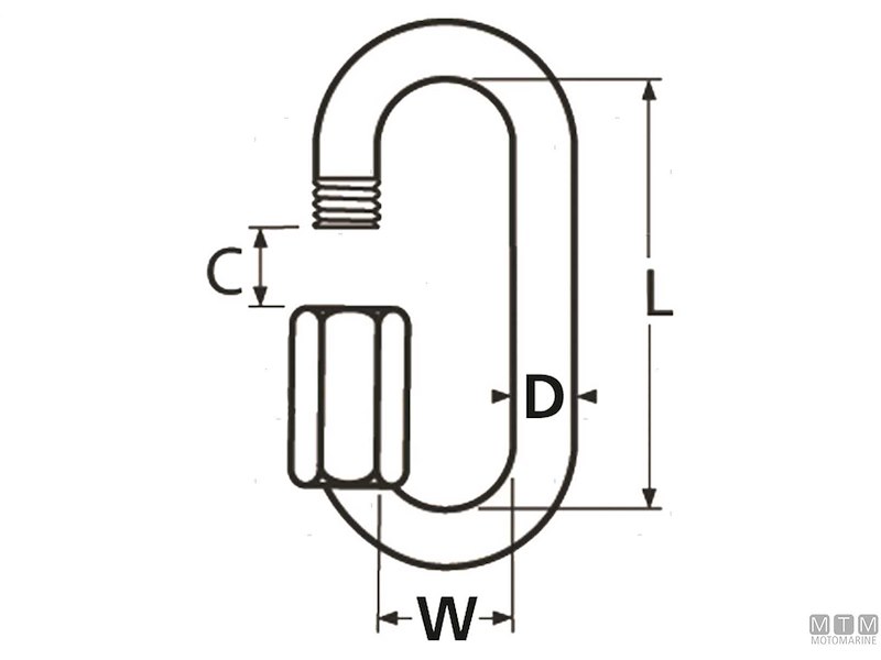 Maglia Quick Link in Acciaio Inox