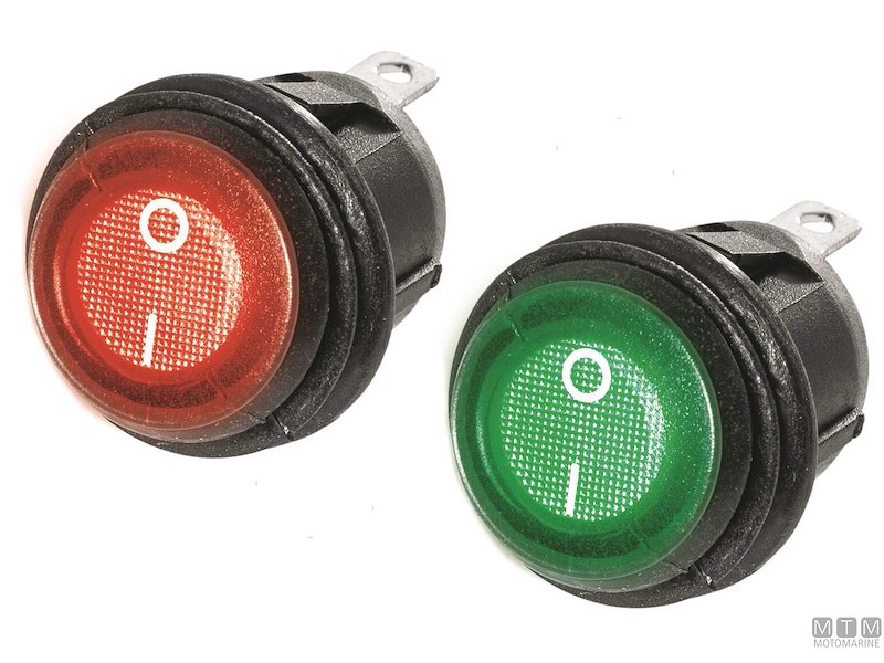 Interruttore FLN IP65 Round LED