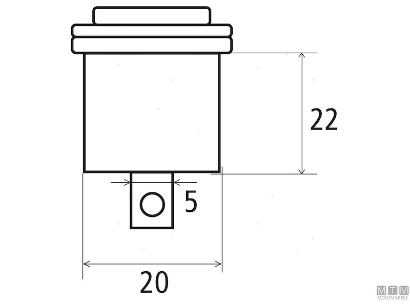Interruttore FLN IP65 Round LED