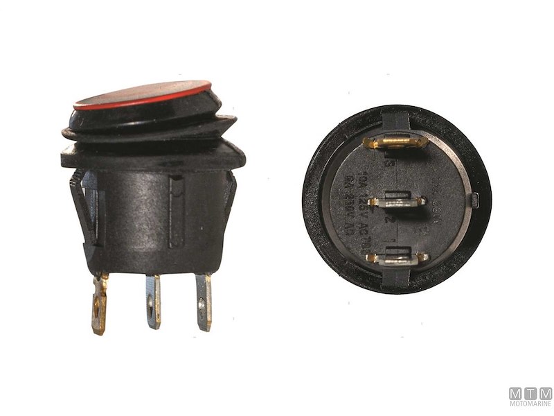 Interruttore FLN IP65 Round LED