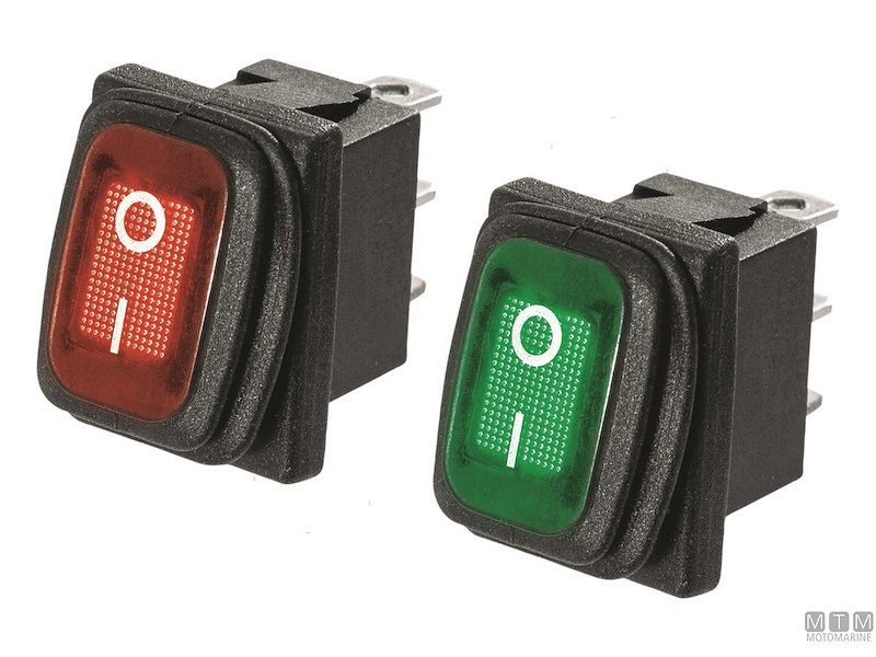 Interruttore FLN IP65 Square LED