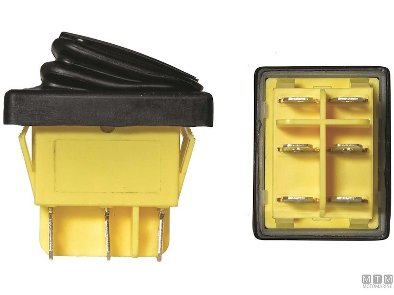 Interruttore FLN IP65 Black LED