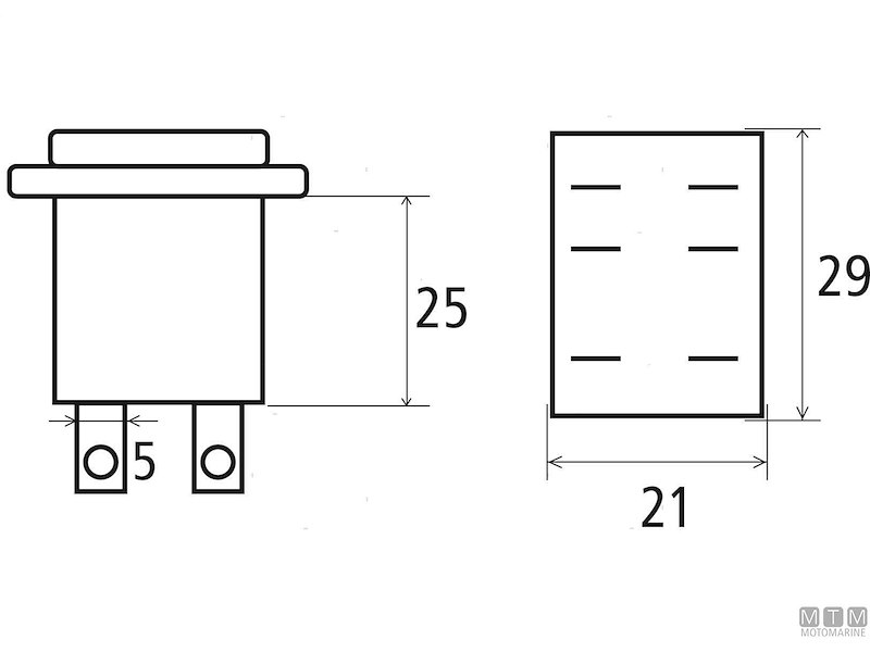 Interruttore FLN IP65 Inox LED
