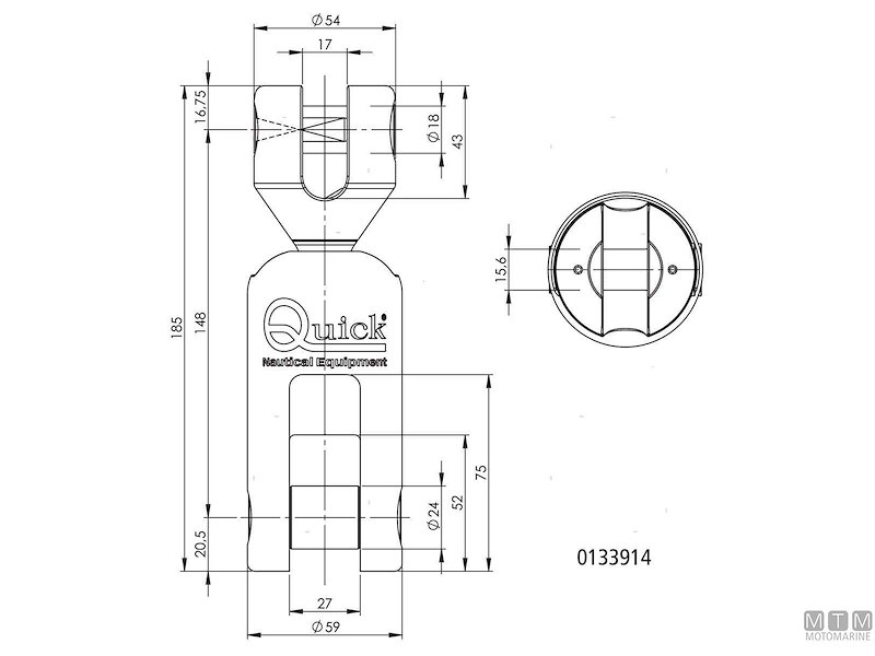 Giunto Ancora Girevole Olympic