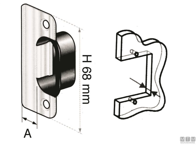 Serratura da Infilare Omni Spring-Bolt con Blocco Interno