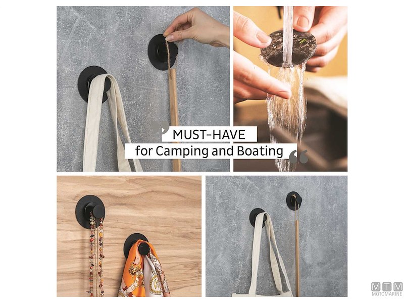 GANCIO MAGNETICO SUPERSTRONG SILWY NERO 