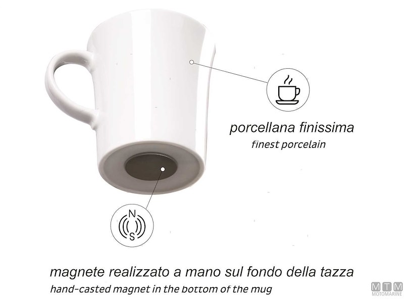 SET 2 TAZZE MAGNETICHE PORCELAIN SILWY 