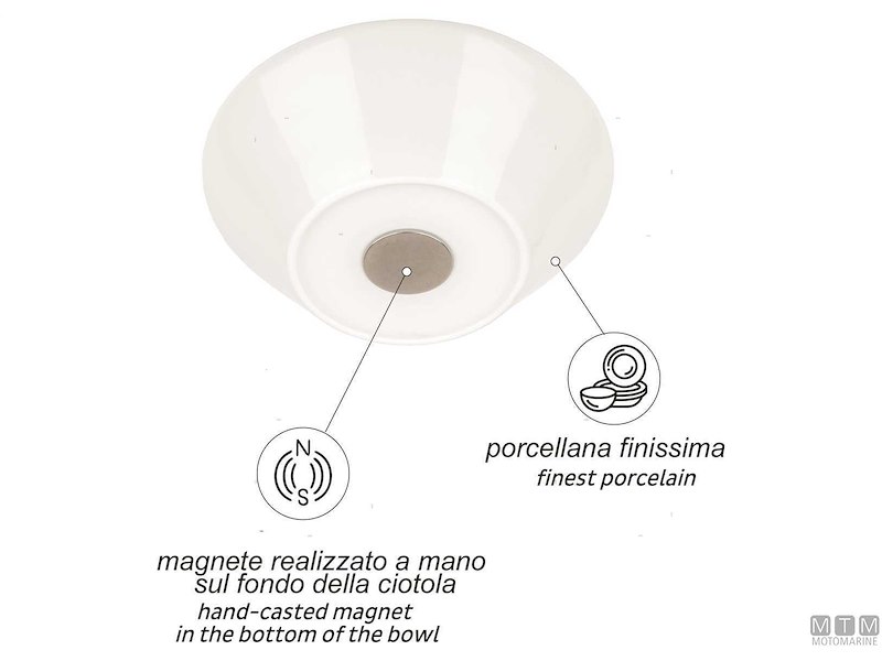 SET 2 CIOTOLE MAGNETICHE PORCELAIN SILWY 