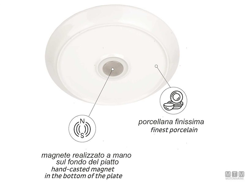 SET 2 PIATTI MAGNETICI PORCELAIN SILWY 