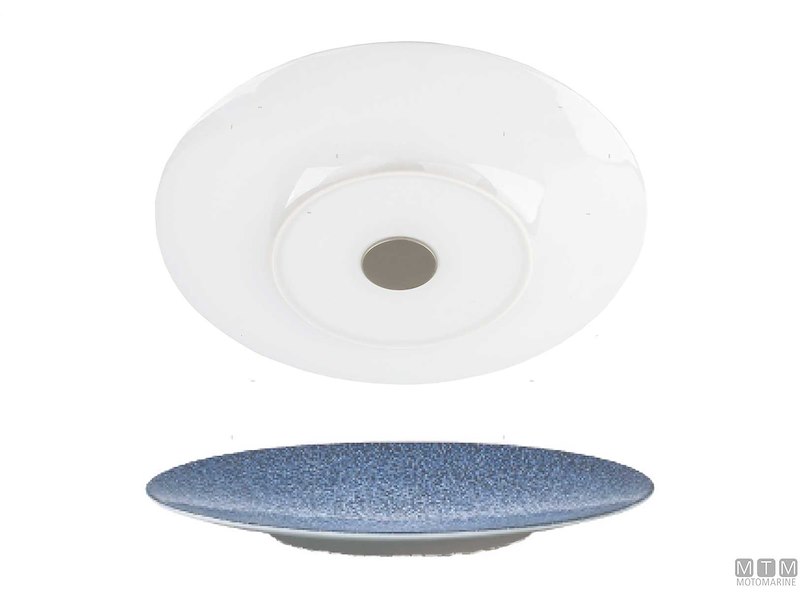 SET 2 PIATTI DESS MAGN PORC OCEAN SILWY 