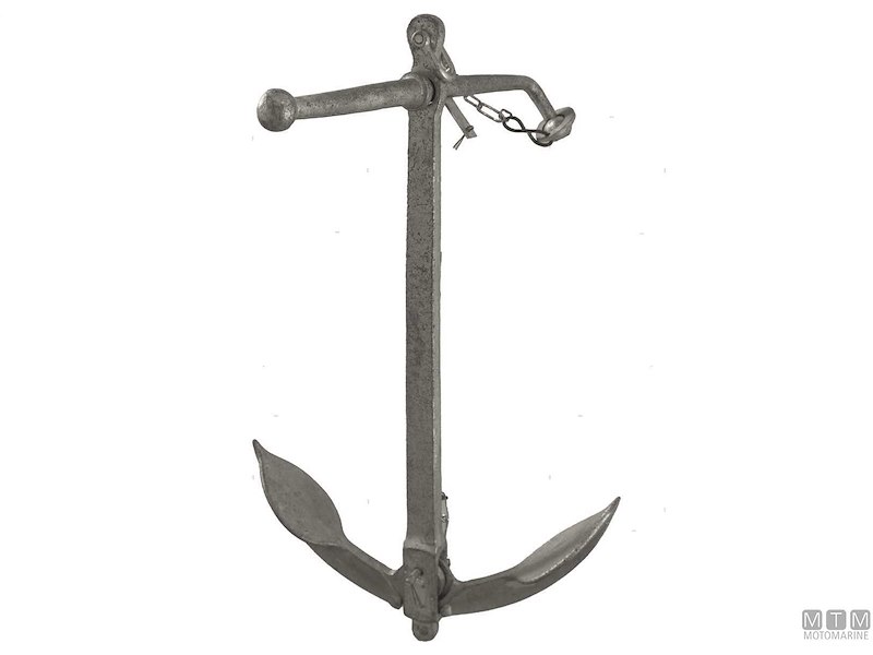 Ancora Ammiragliato Pieghevole in Acciaio Zincato