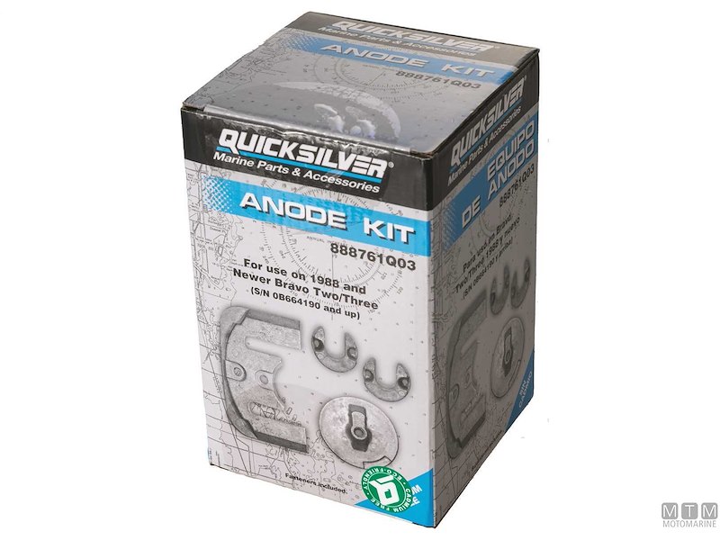 KIT ANODI QS BRAVO II/III 2002 AL 