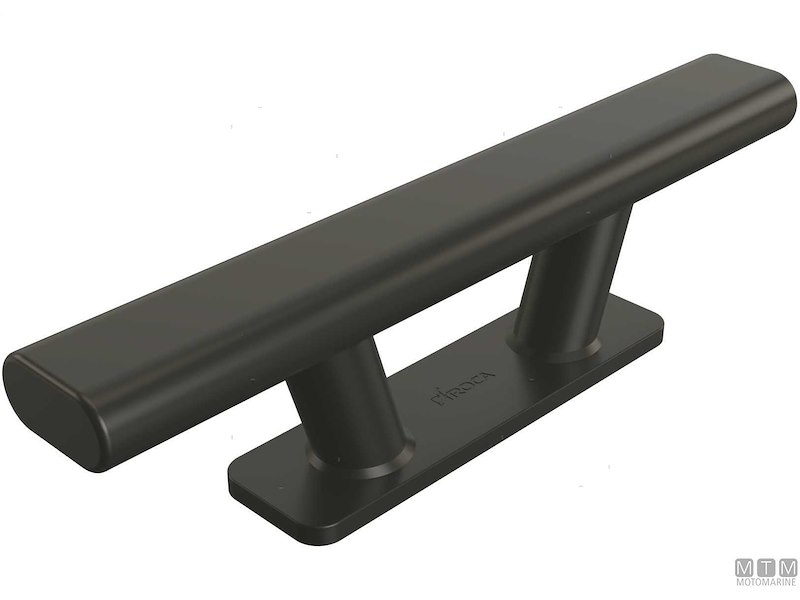 Bitta Square in Acciaio Inox Nero Roca