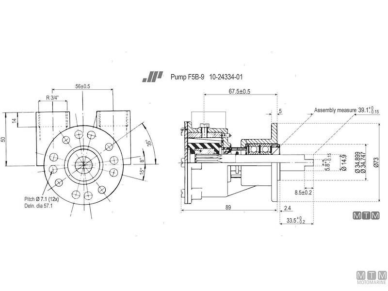 Pompa SPX Johnson F5B-9 (10-24334-01)