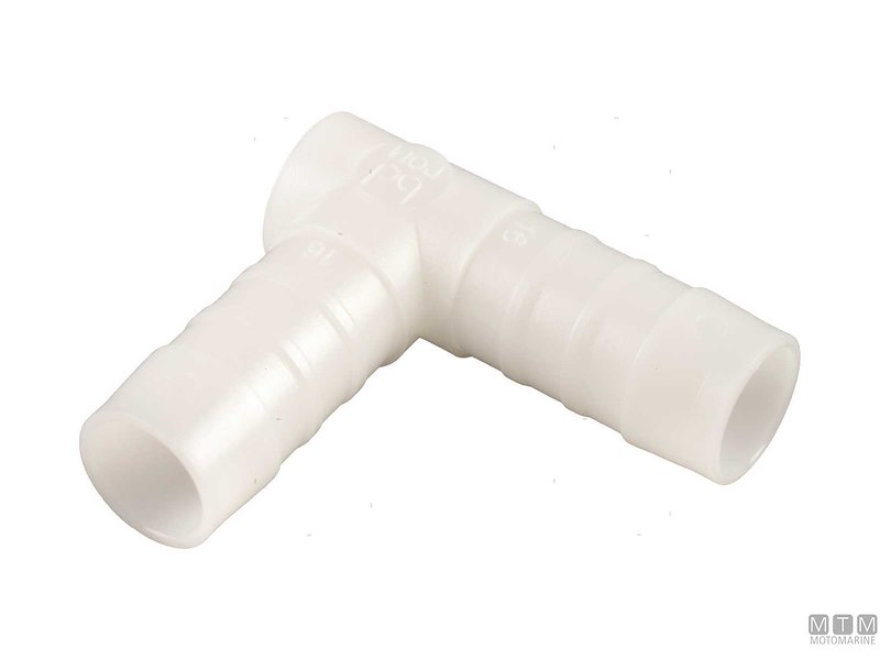 Raccordo Portagomma L in Resina