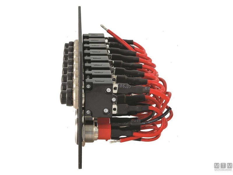 Pannello in Alluminio con Pulsanti Inox e Valvole