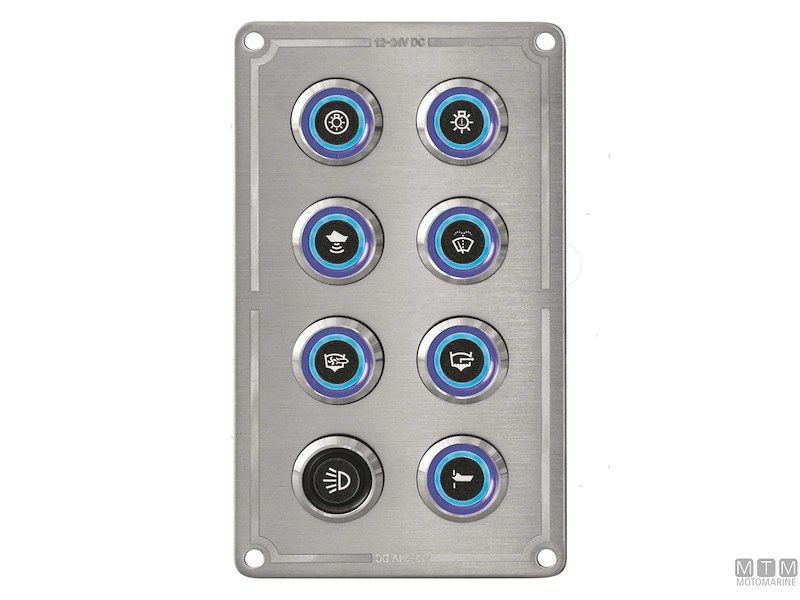 Pannello in Acciaio Inox con Pulsanti Inox