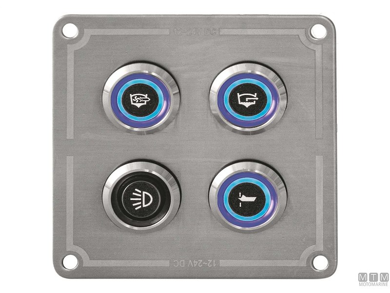 Pannello in Acciaio Inox con Pulsanti Inox