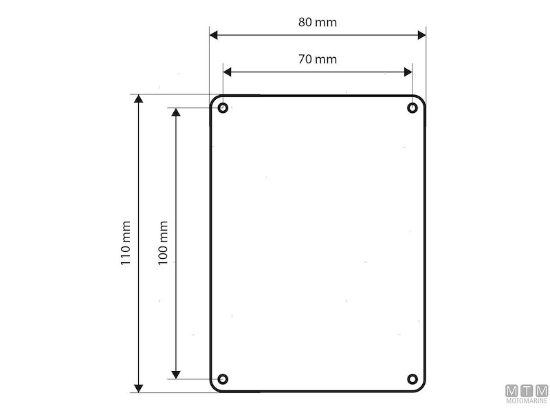 Pannello in Acciaio Inox con Pulsanti Inox