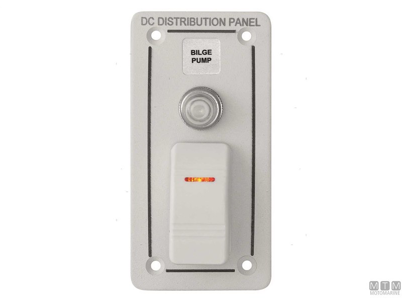 Pannello Aluminum White con Interruttori Basculanti e Valvole