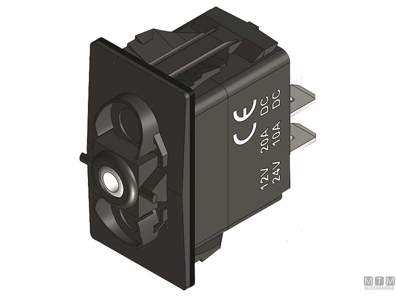 Interruttore Impermeabile IP68 No LED