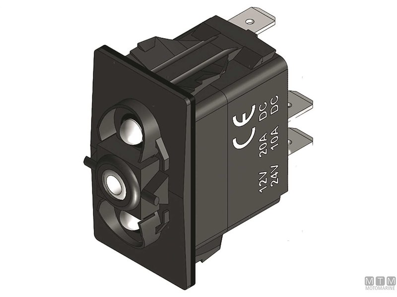 Interruttore Impermeabile IP68 Two LED